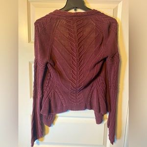 Vintage Moth Anthropologie cardigan sweater skeleton knit design S/M